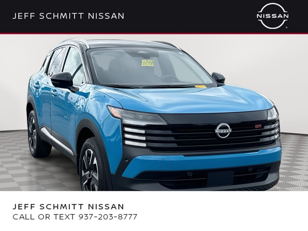 Arctic Ice Blue Metallic/Super Black 2025 Nissan Kicks SR FWD SUV / Crossover Front-Wheel Drive Continuously Variable Transmission