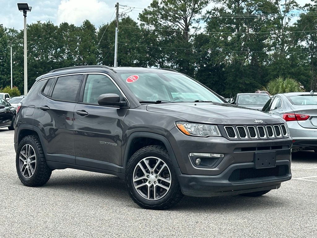Gray (Granite Crystal Metallic Clearcoat) 2019 Jeep Compass SUV / Crossover Four-Wheel Drive 9-Speed Automatic