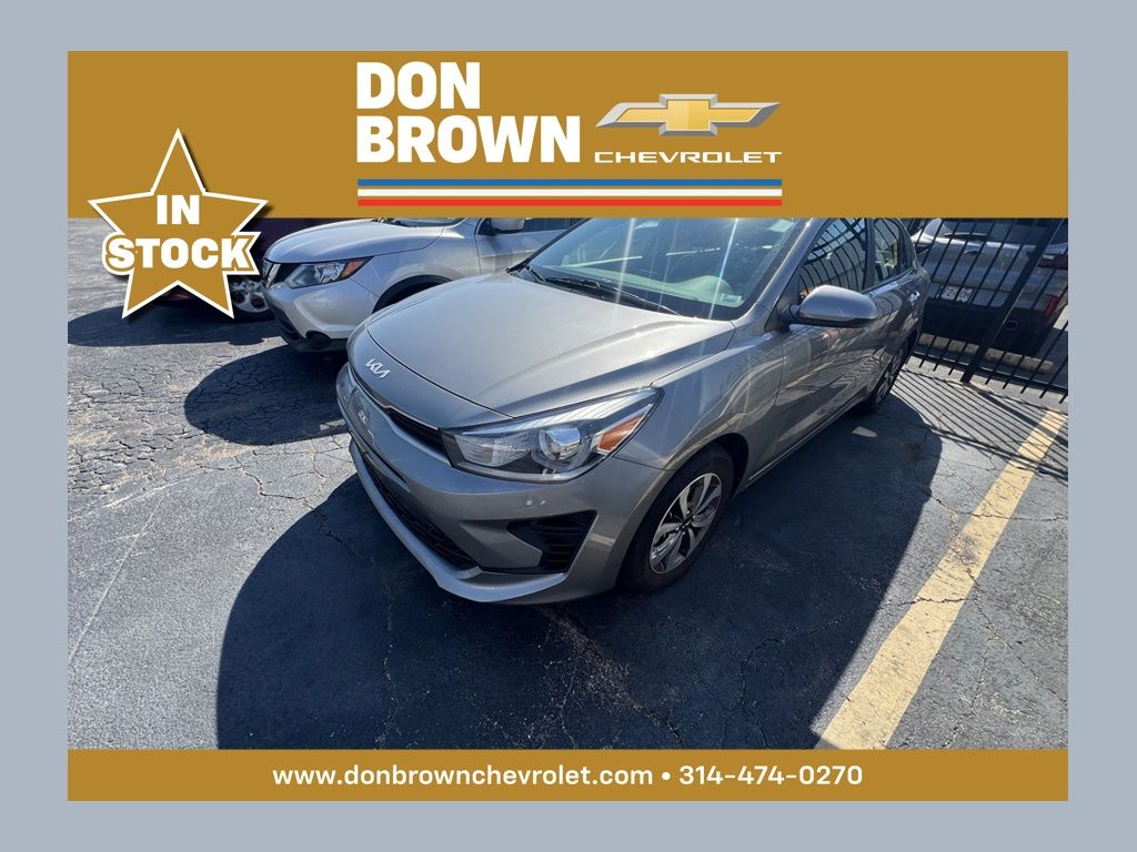 Steel Gray 2022 Kia Rio Sedan Front-Wheel Drive Continuously Variable Transmission
