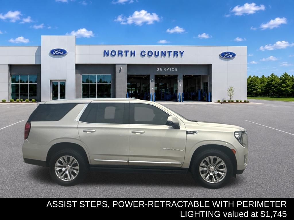 Brown (Pearl Beige Metallic) 2021 GMC Yukon SUV / Crossover Four-Wheel Drive