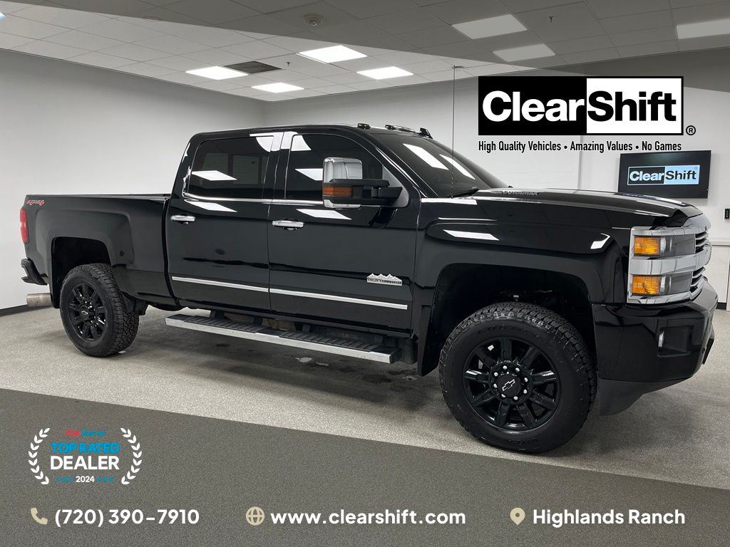Black 2015 Chevrolet Silverado 2500HD Pickup Truck Four-Wheel Drive 6-Speed Automatic