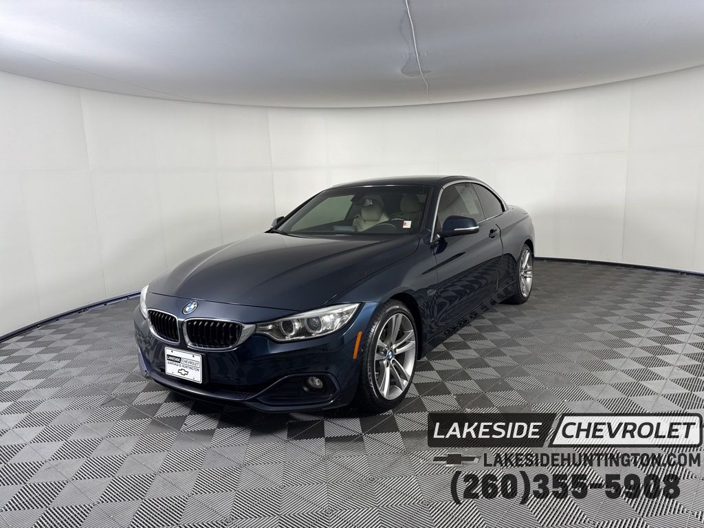 Midnight Blue Metallic 2017 BMW 4 Series Convertible Rear-Wheel Drive 8-Speed Automatic