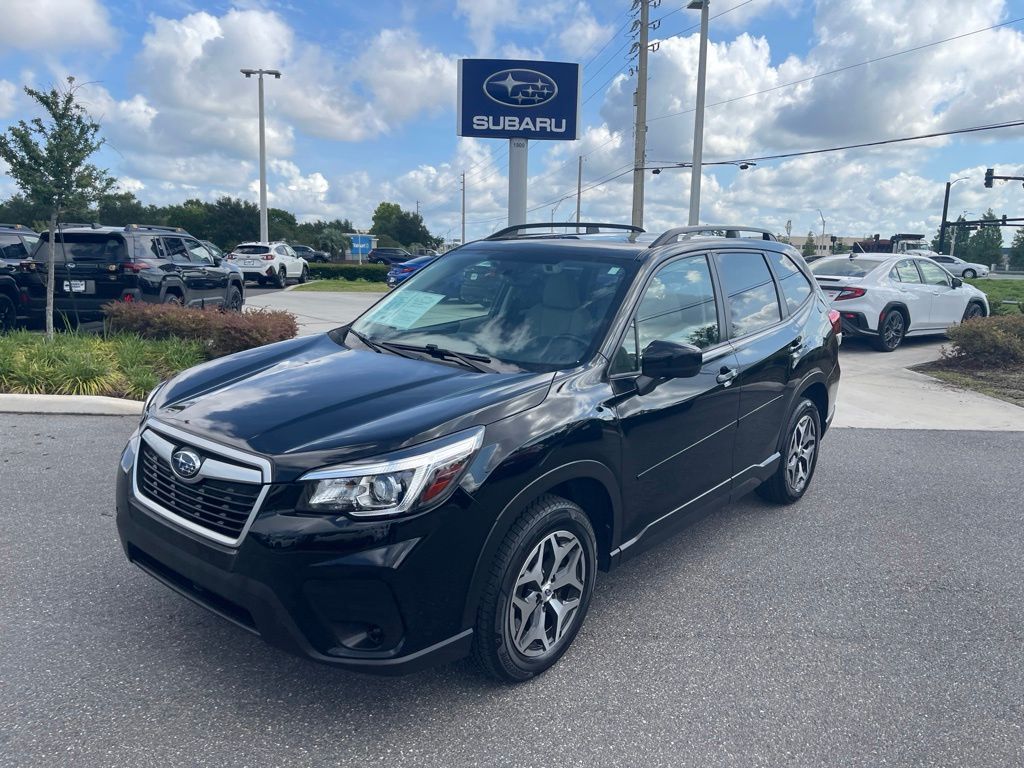 Crystal Black Silica 2019 Subaru Forester 2.5i Premium AWD SUV / Crossover All-Wheel Drive Continuously Variable Transmission