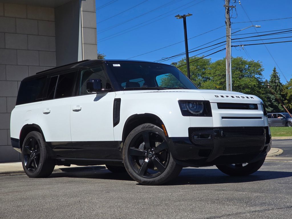 White 2025 Land Rover Defender SUV / Crossover All-Wheel Drive 8-Speed Automatic