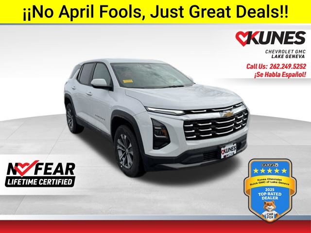 Summit White 2025 Chevrolet Equinox LT AWD SUV / Crossover Four-Wheel Drive 8-Speed Automatic