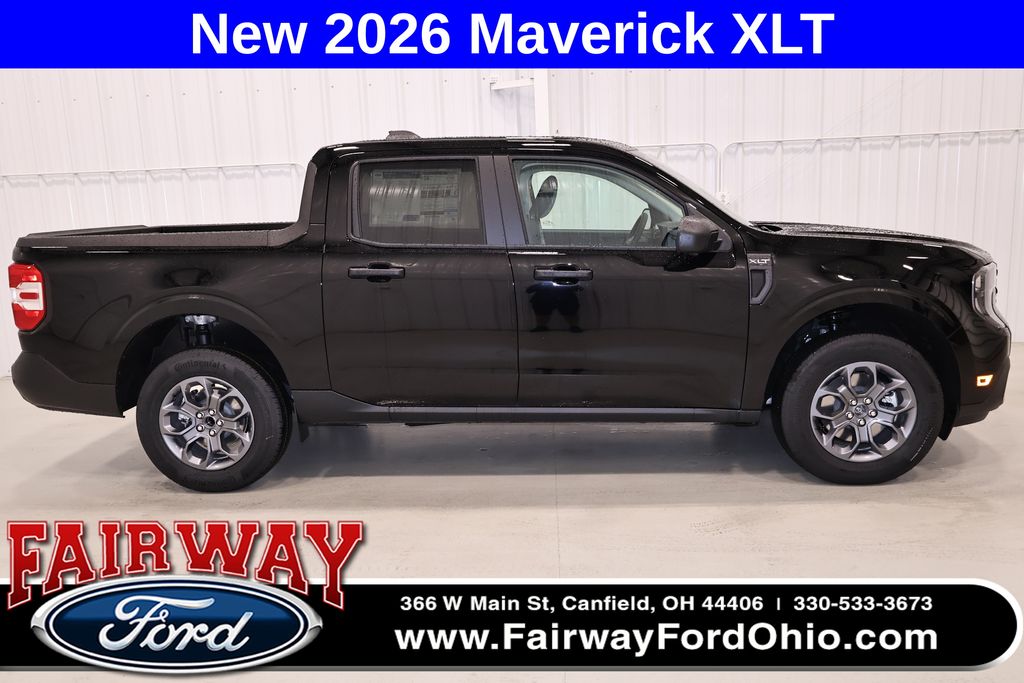 Shadow Black 2026 Ford Maverick Pickup Truck Front-Wheel Drive 8-Speed Automatic