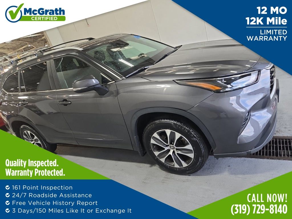 Magnetic Gray Metallic 2023 Toyota Highlander SUV / Crossover All-Wheel Drive 8-Speed Automatic