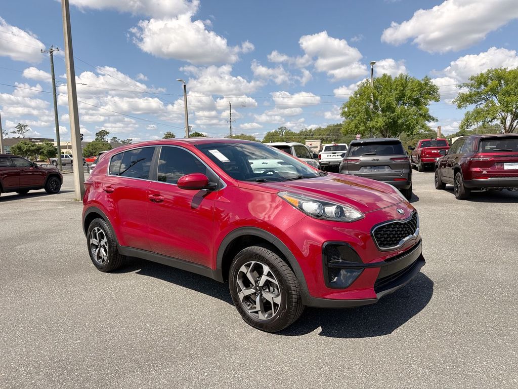 Hyper Red 2020 Kia Sportage LX FWD SUV / Crossover Front-Wheel Drive 6-Speed Automatic Overdrive