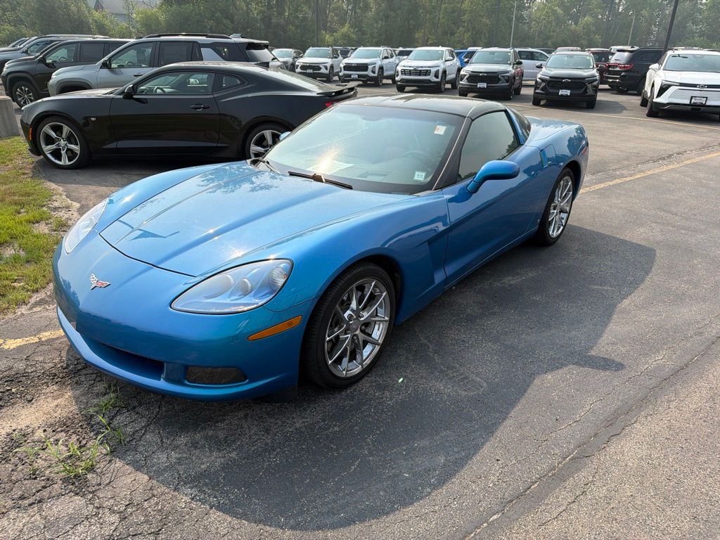 Jetstream Blue 2009 Chevrolet Corvette Coupe Rear-Wheel Drive 6-Speed Automatic