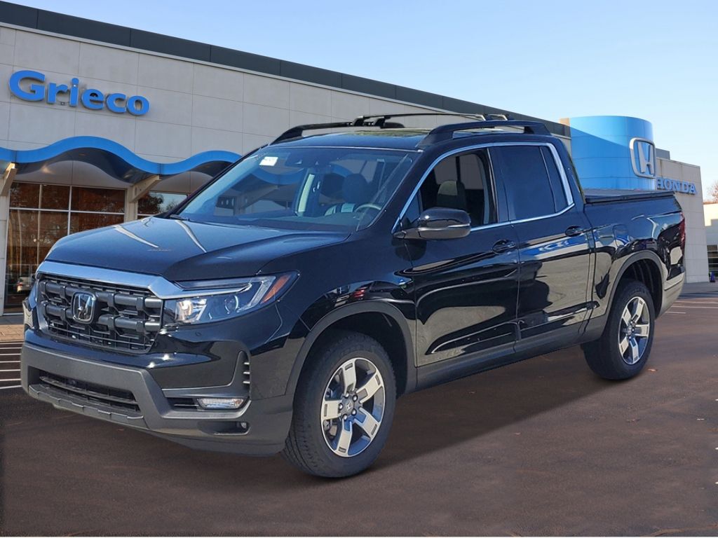 Black 2026 Honda Ridgeline Pickup Truck All-Wheel Drive 9-Speed Automatic