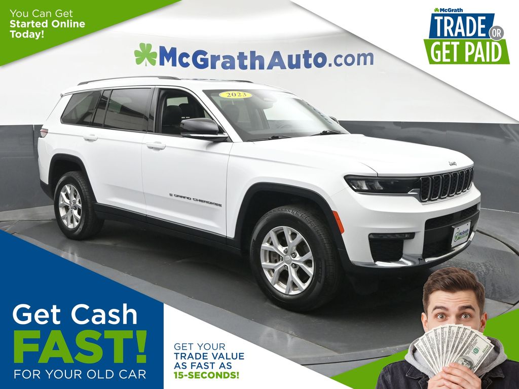 Bright White Clearcoat 2023 Jeep Grand Cherokee L SUV / Crossover Four-Wheel Drive 8-Speed Automatic