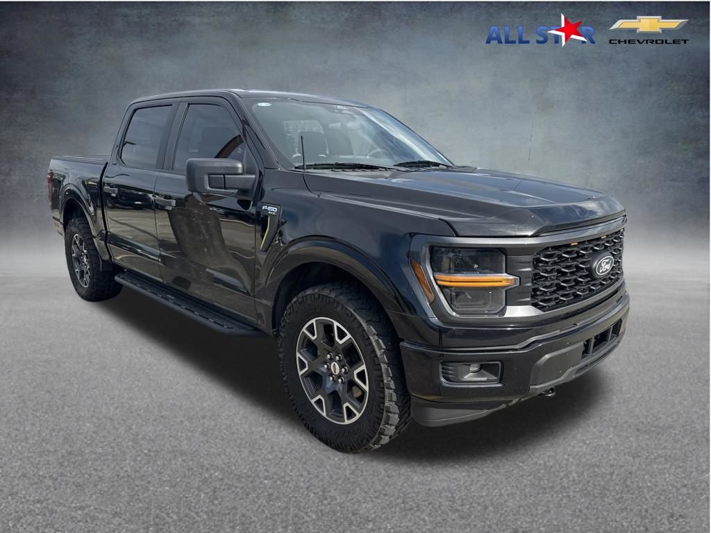 Agate Black Metallic 2024 Ford F-150 Pickup Truck Four-Wheel Drive Automatic