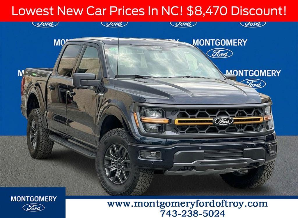 Antimatter Blue Metallic 2026 Ford F-150 Pickup Truck Four-Wheel Drive Automatic