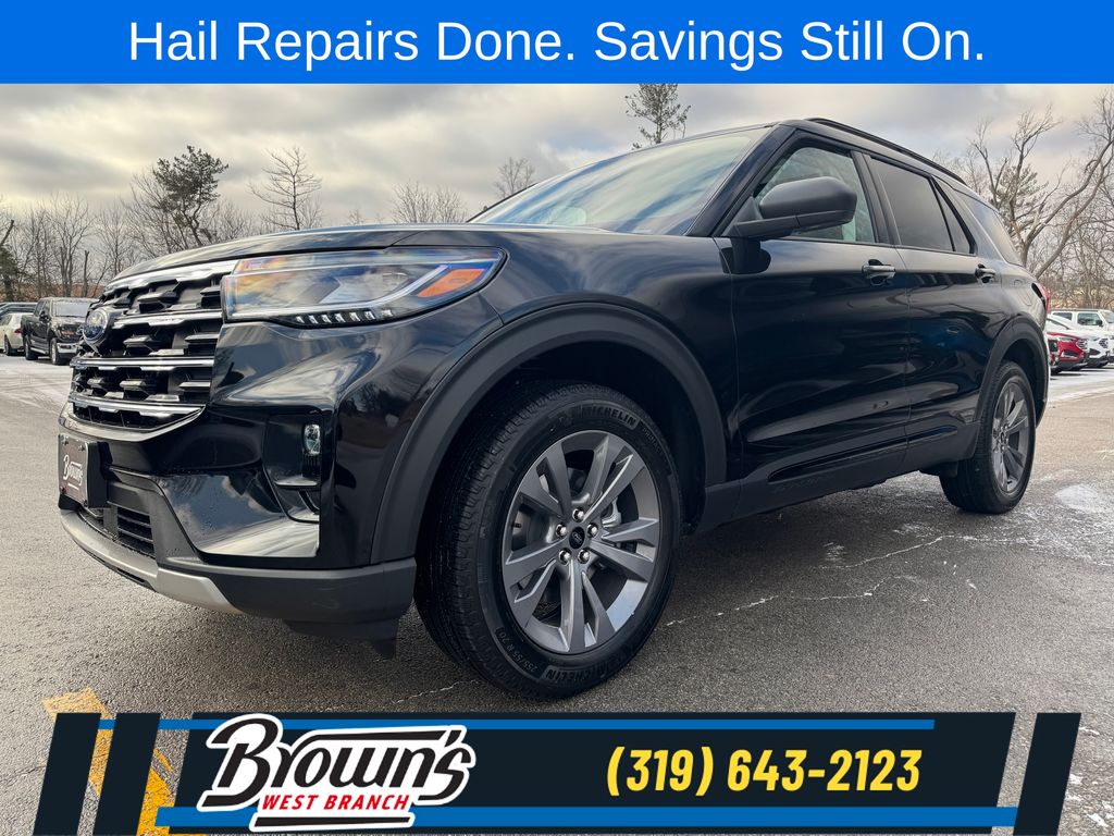 Agate Black Metallic 2026 Ford Explorer SUV / Crossover All-Wheel Drive Automatic