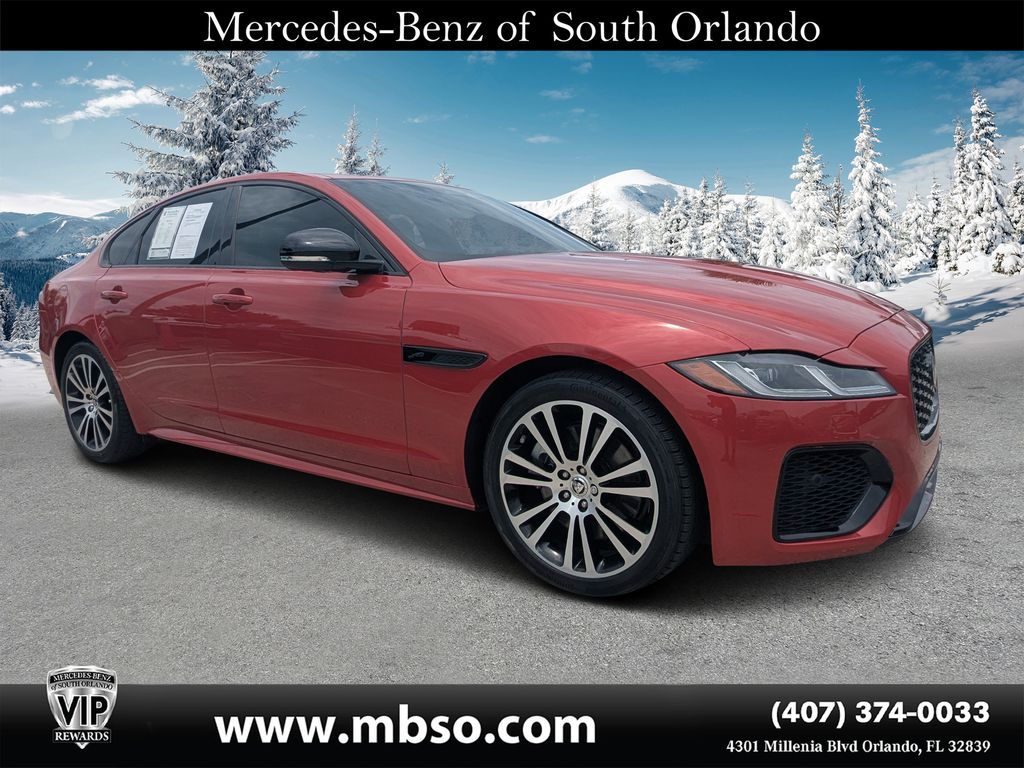 Firenze Red Metallic 2024 Jaguar XF Sedan Rear-Wheel Drive 8-Speed Automatic