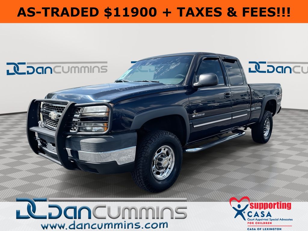 Medium Cadet Blue Metallic 2005 Chevrolet Silverado 2500HD LS Extended Cab 4WD Pickup Truck Four-Wheel Drive 4-Speed Automatic Overdrive