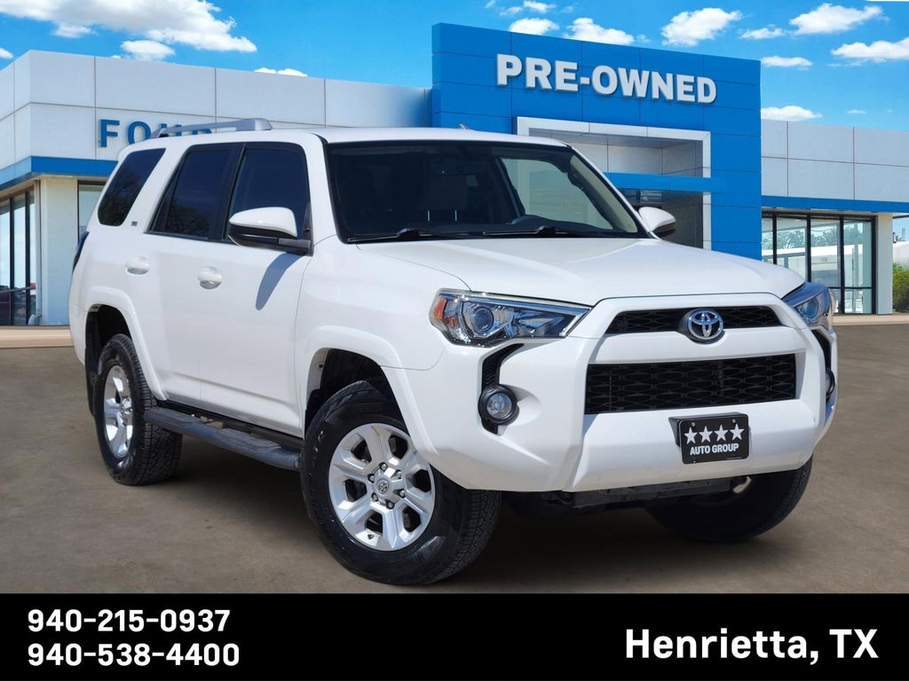 Super White 2018 Toyota 4Runner SR5 SUV / Crossover 4X2 5-Speed Automatic Overdrive