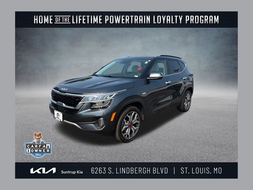 Gravity Gray 2023 Kia Seltos SUV / Crossover All-Wheel Drive 7-Speed Automatic