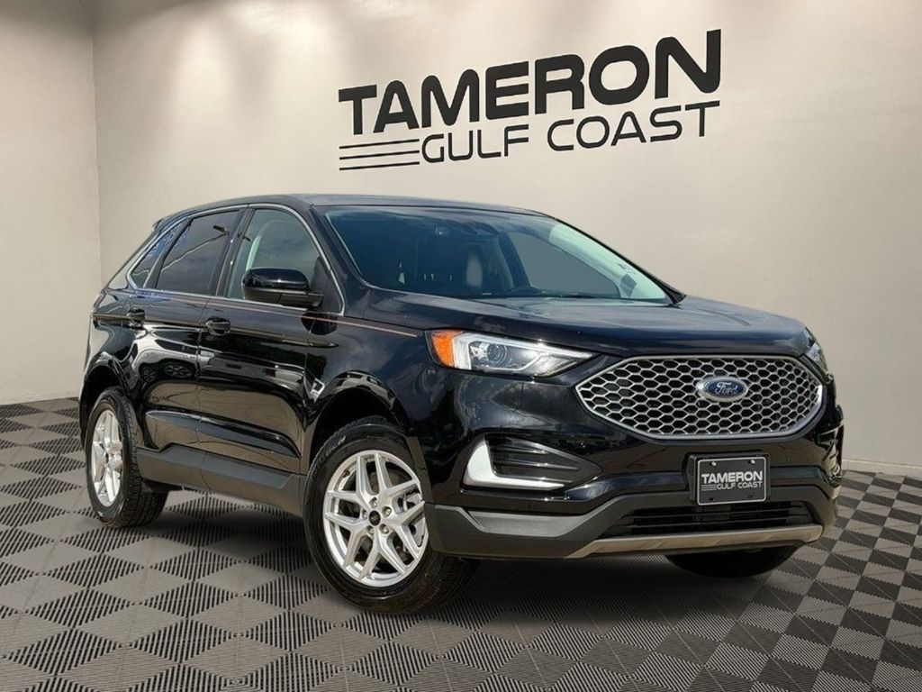 Black Metallic 2024 Ford Edge SUV / Crossover All-Wheel Drive 8-Speed Automatic
