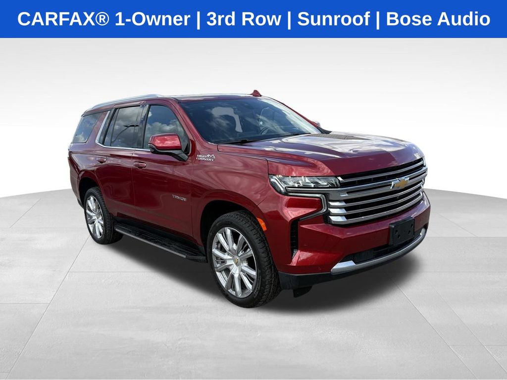 Cherry Red Tintcoat 2022 Chevrolet Tahoe High Country 4WD SUV / Crossover Four-Wheel Drive