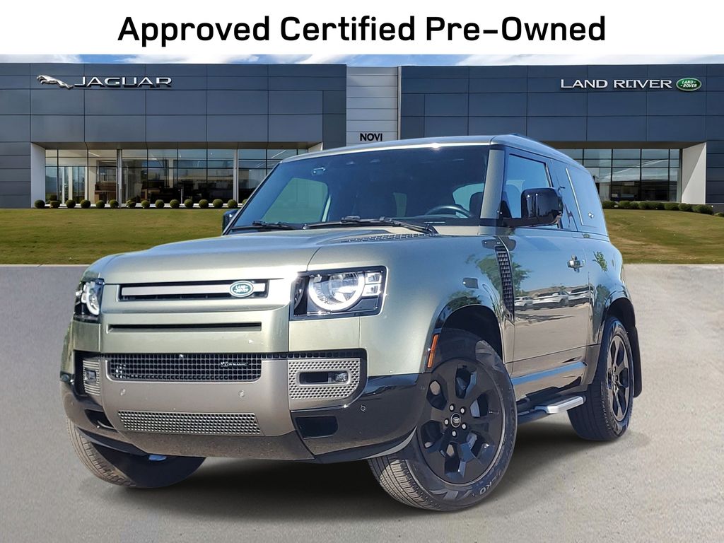 Pangea Green Metallic 2022 Land Rover Defender 90 X-Dynamic S AWD SUV / Crossover All-Wheel Drive 8-Speed Automatic
