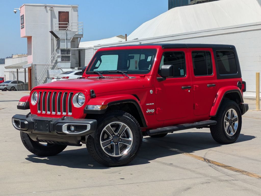 Firecracker Red Clearcoat 2022 Jeep Wrangler Unlimited Sahara 4WD SUV / Crossover Four-Wheel Drive 8-Speed Automatic
