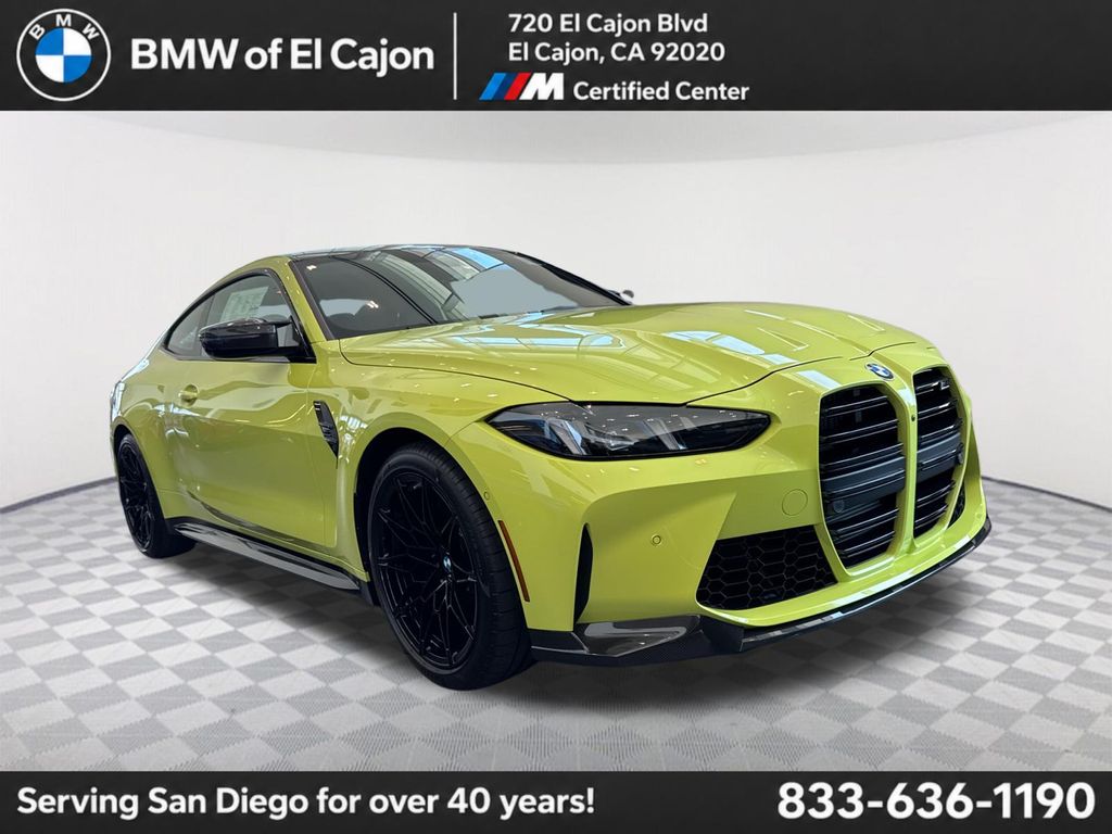 Sao Paulo Yellow 2026 BMW M4 Coupe All-Wheel Drive 8-Speed Automatic