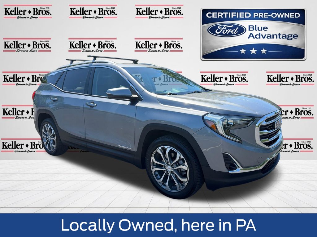 Gray (Satin Steel Metallic) 2018 GMC Terrain SUV / Crossover Four-Wheel Drive 9-Speed Automatic