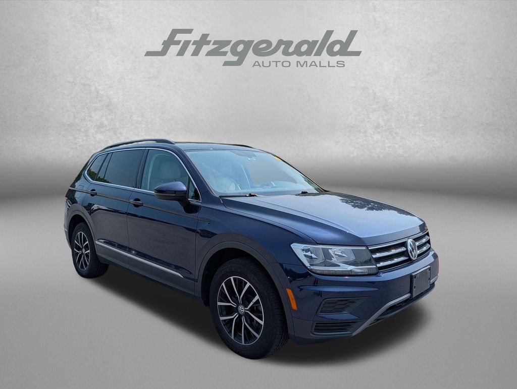 Blue 2021 Volkswagen Tiguan SUV / Crossover All-Wheel Drive 8-Speed Automatic