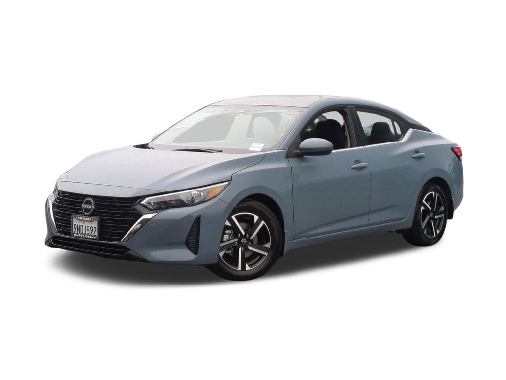 Atlantic Gray Metallic 2024 Nissan Sentra SV FWD Sedan Front-Wheel Drive Continuously Variable Transmission