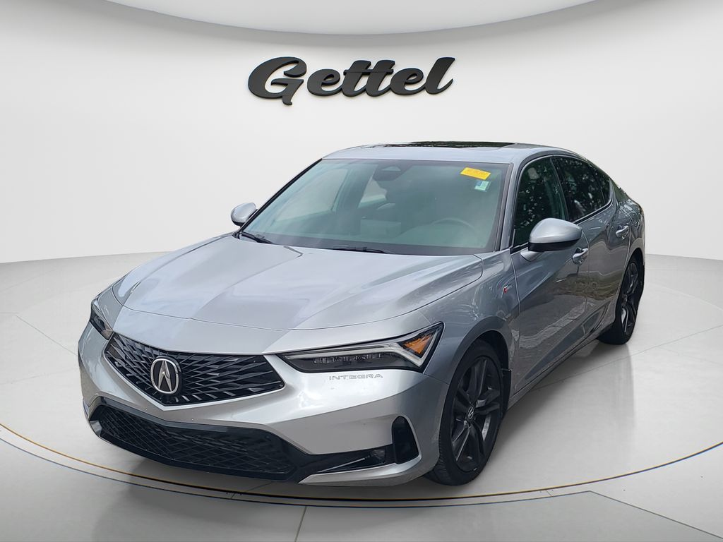 Lunar Silver Metallic 2023 Acura Integra FWD with A-SPEC Package Sedan Front-Wheel Drive Continuously Variable Transmission