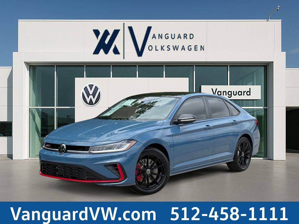 Monterey Blue Pearl w/Deep Black Roof 2026 Volkswagen Jetta GLI Autobahn FWD Sedan Front-Wheel Drive 7-Speed Dual Clutch