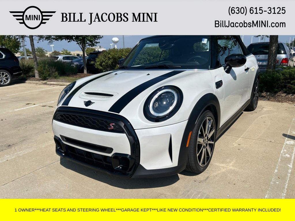 Nanuq White Metallic 2024 MINI Cooper Convertible Front-Wheel Drive 7-Speed Automatic