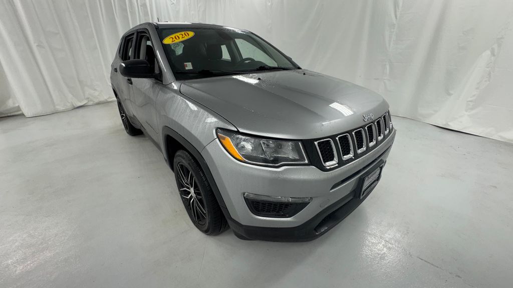 Billet Silver Metallic Clearcoat 2020 Jeep Compass Sport FWD SUV / Crossover Front-Wheel Drive 6-Speed Automatic