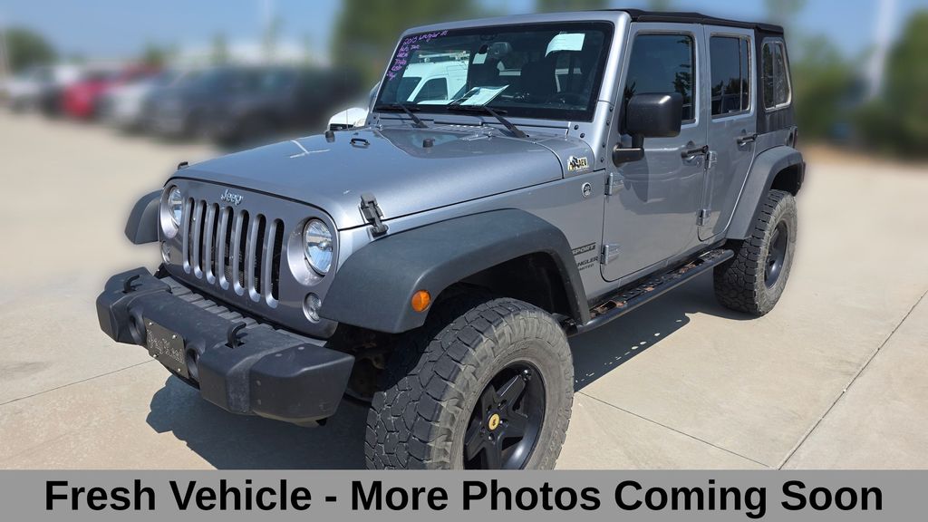 Billet Silver Metallic Clearcoat 2015 Jeep Wrangler SUV / Crossover Four-Wheel Drive 5-Speed Automatic