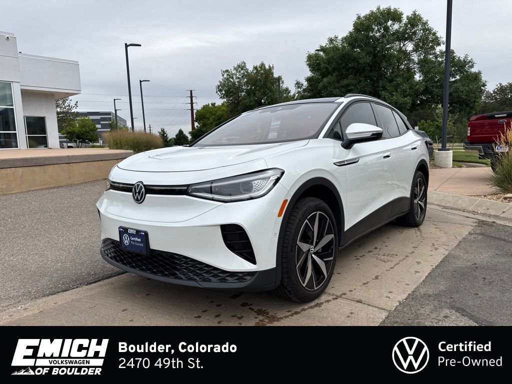 Opal White 2023 Volkswagen ID.4 SUV / Crossover All-Wheel Drive Automatic
