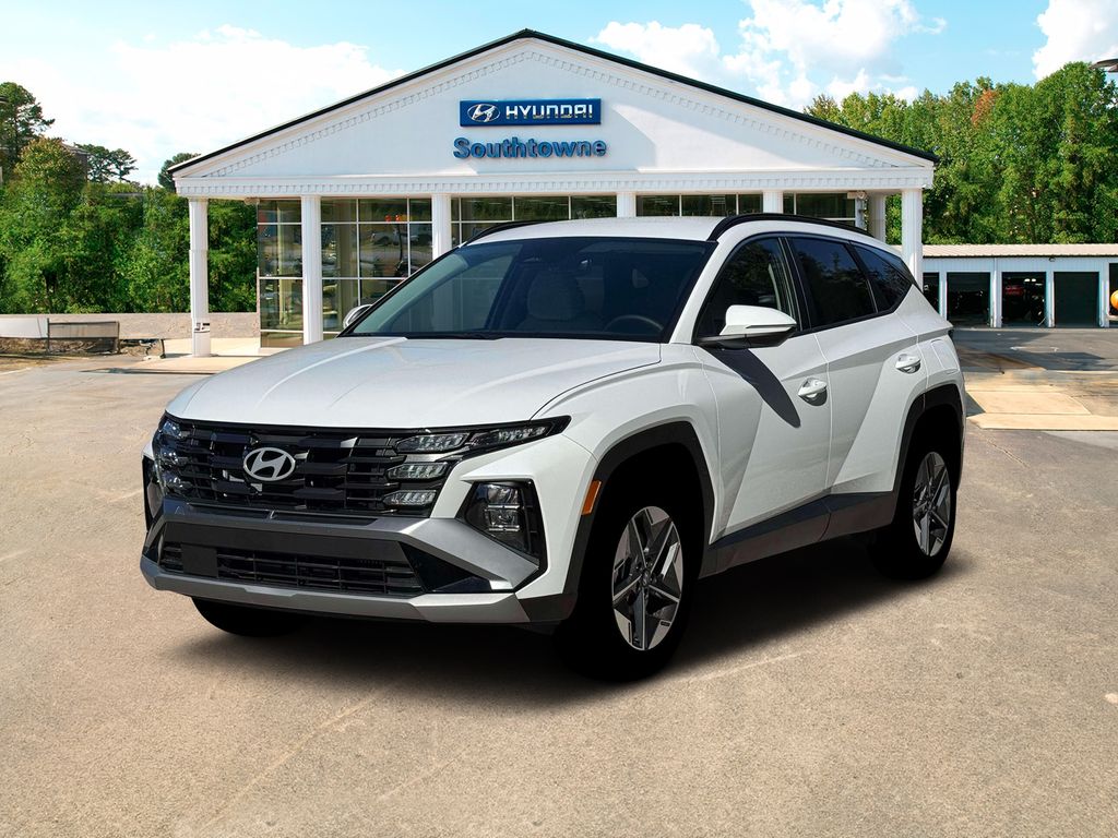 Creamy White Pearl 2026 Hyundai Tucson Hybrid SUV / Crossover All-Wheel Drive 6-Speed Automatic