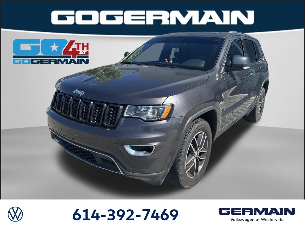 Gray (Granite Crystal Metallic Clearcoat) 2017 Jeep Grand Cherokee SUV / Crossover Four-Wheel Drive 8-Speed Automatic