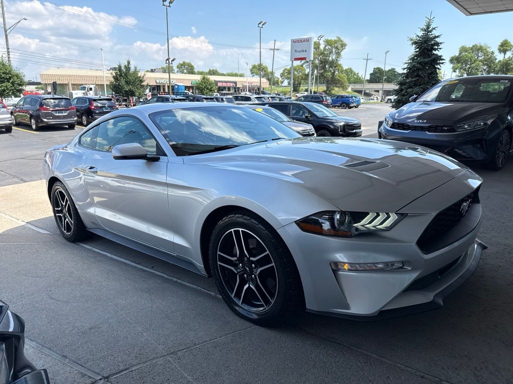 Ingot Silver 2018 Ford Mustang Coupe Rear-Wheel Drive Automatic