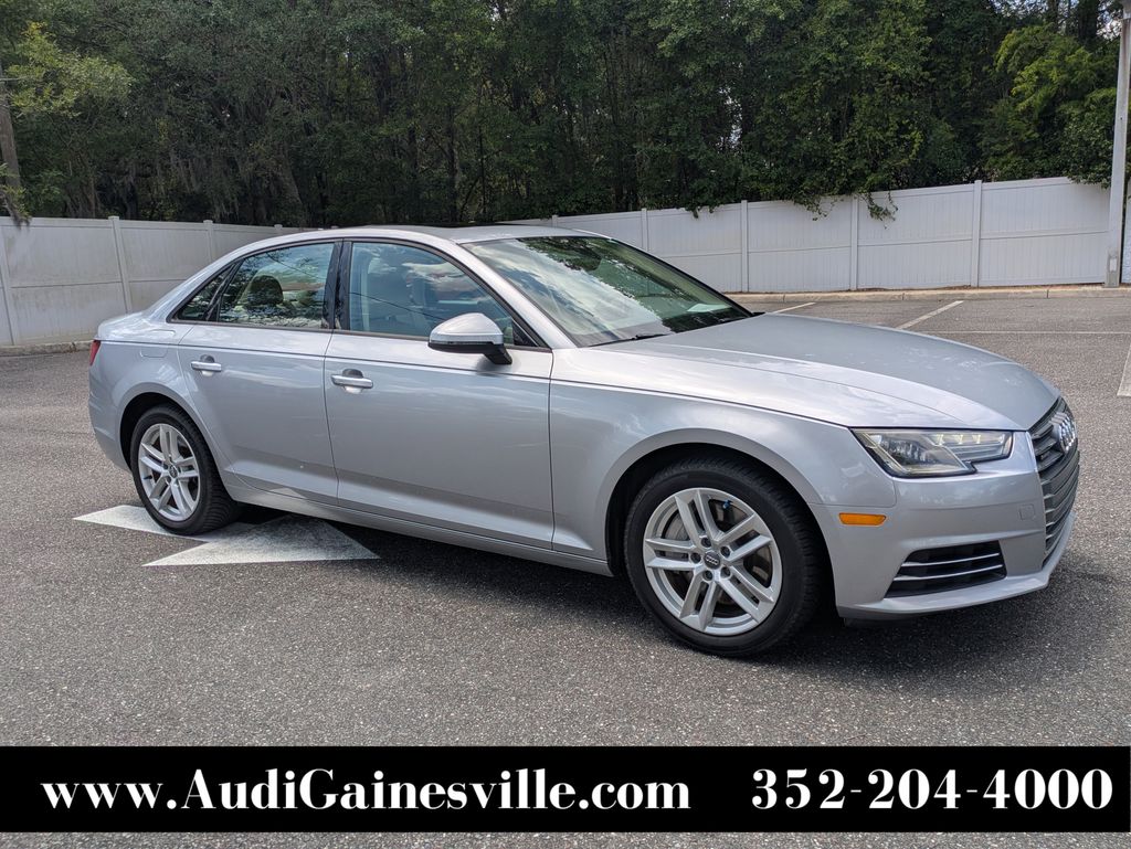 Silver Metallic 2017 Audi A4 2.0T quattro Premium AWD Sedan All-Wheel Drive 7-Speed Automatic