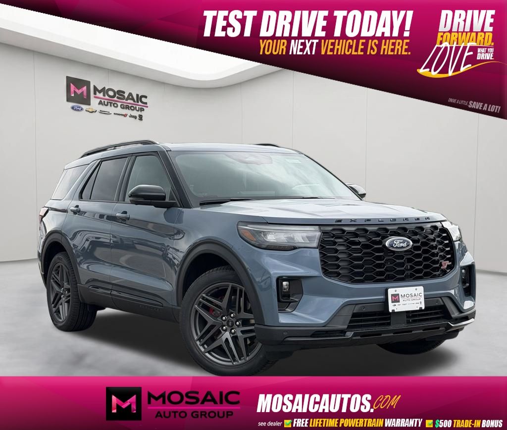 Vapor Blue Metallic 2026 Ford Explorer SUV / Crossover All-Wheel Drive Automatic