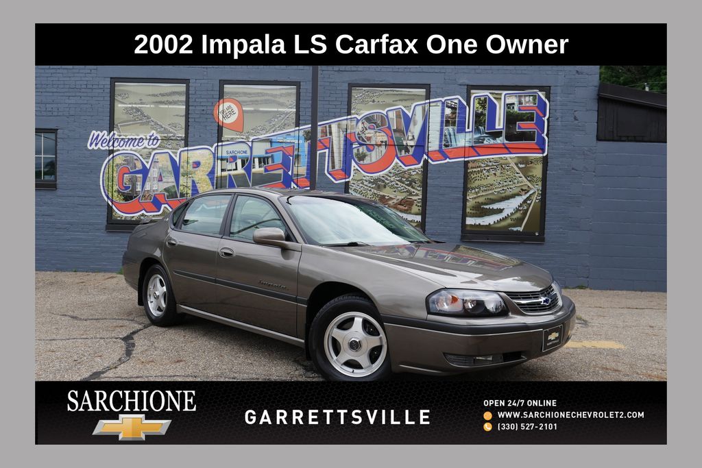 Medium Bronzemist Metallic 2002 Chevrolet Impala Sedan Front-Wheel Drive 4-Speed Automatic