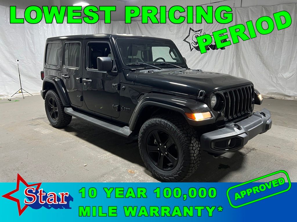 Black Clearcoat 2022 Jeep Wrangler SUV / Crossover Four-Wheel Drive 8-Speed Automatic