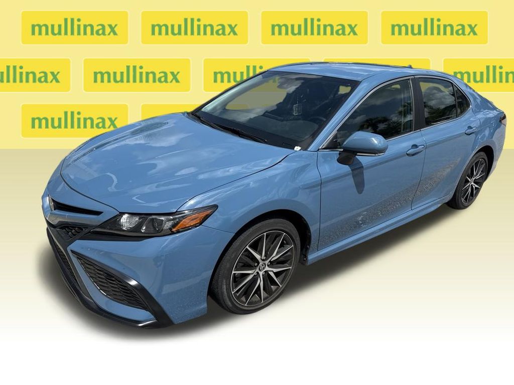 2024 Cavalry Blue Toyota Camry SE FWD Sedan