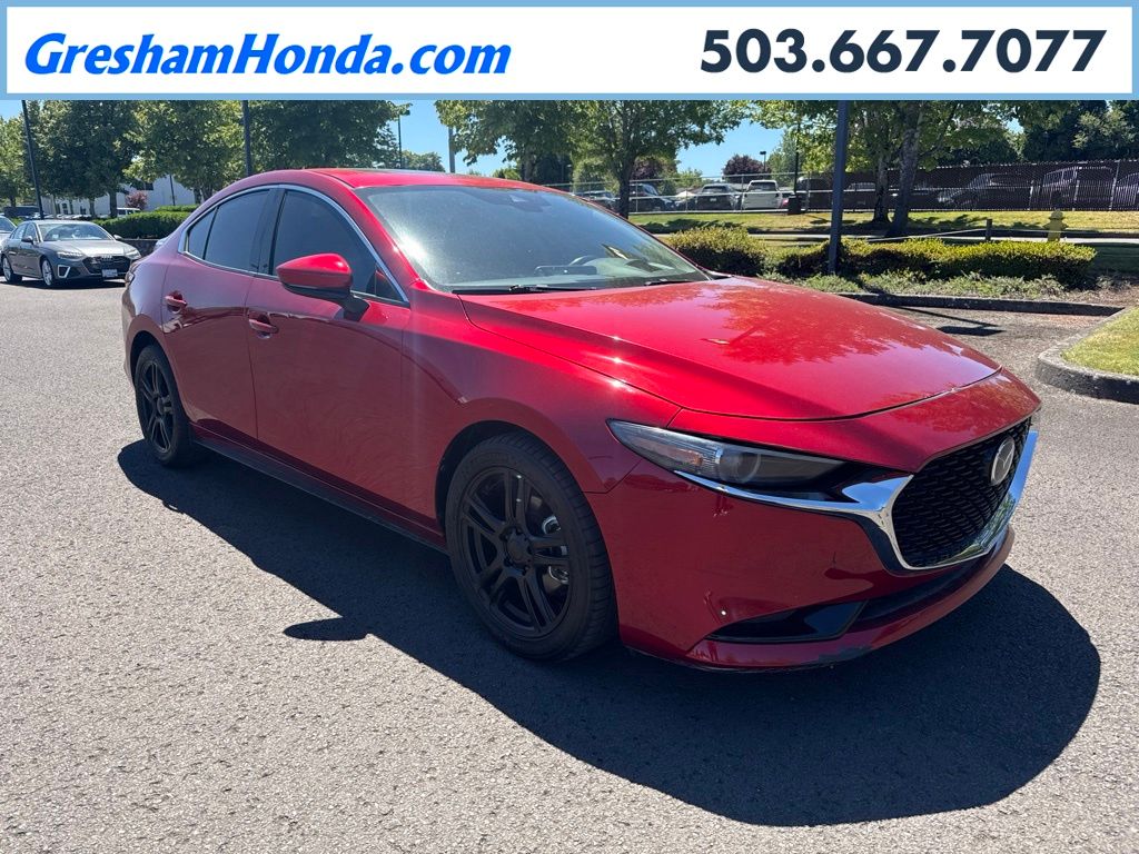 Soul Red Crystal Metallic 2020 Mazda MAZDA3 Sedan Front-Wheel Drive 6-Speed Automatic