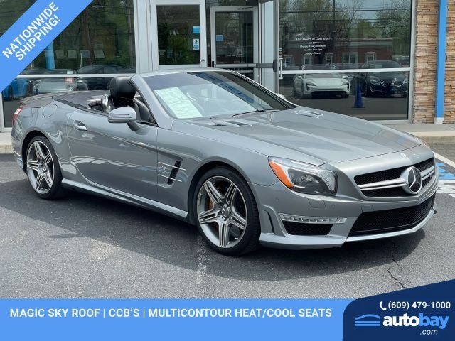 Gray 2013 Mercedes-Benz SL-Class SL 63 AMG Convertible Rear-Wheel Drive 7-Speed Automatic