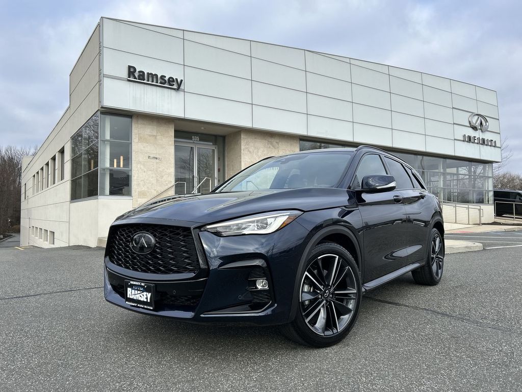 Hermosa Blue 2025 INFINITI QX50 Sport AWD SUV / Crossover All-Wheel Drive Continuously Variable Transmission