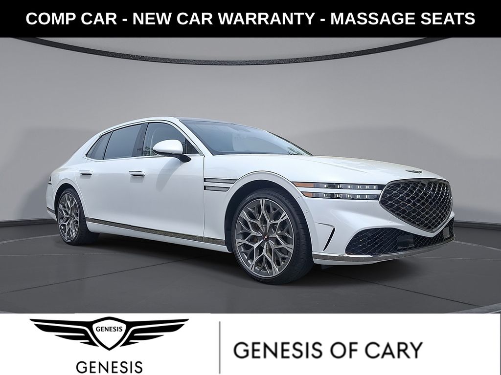 Uyuni White 2026 Genesis G90 3.5T e-Supercharger AWD Sedan All-Wheel Drive 8-Speed Automatic
