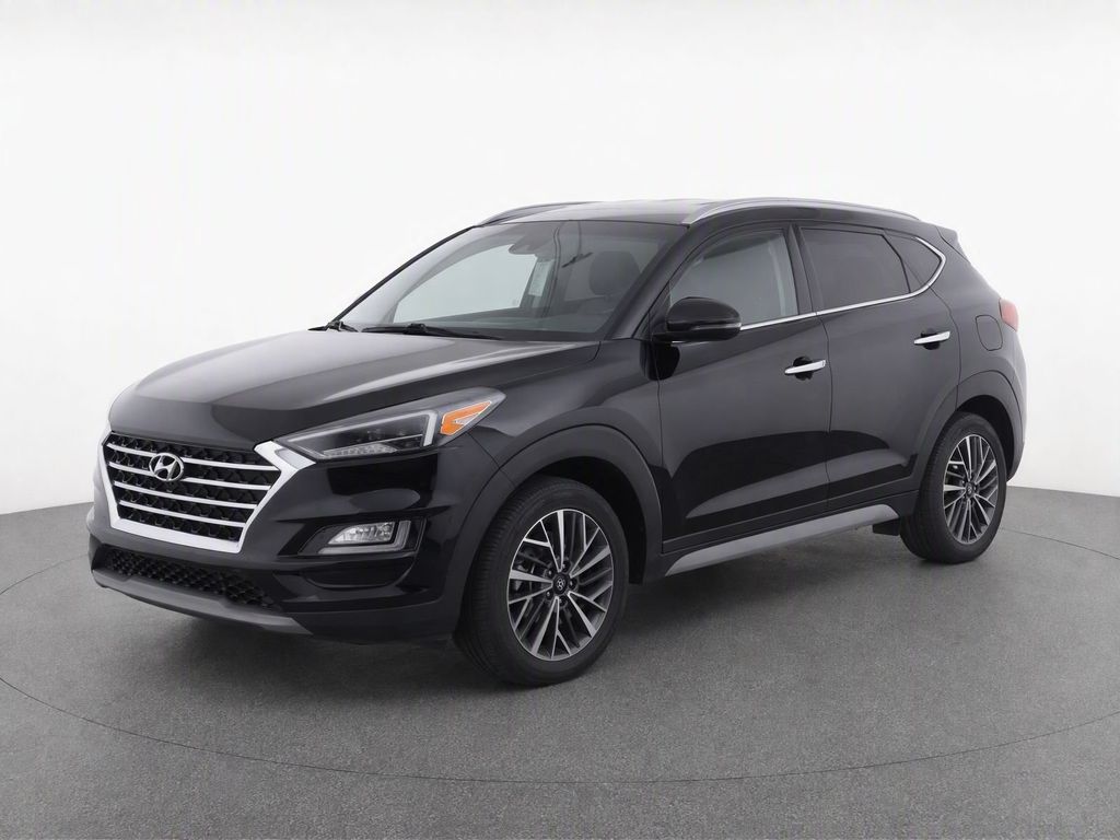 Used 2021 Black Noir Pearl Hyundai Limited image 2