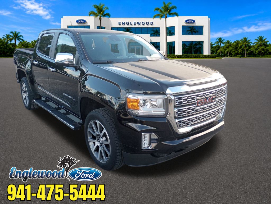 Onyx Black 2021 GMC Canyon Pickup Truck Four-Wheel Drive 8-Speed Automatic